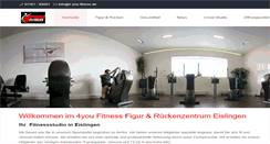 Desktop Screenshot of 4-you-fitness.de